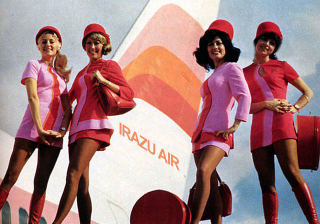 Illustration for article titled When Airplane Stewardesses Were All Glamour and Sex Appeal